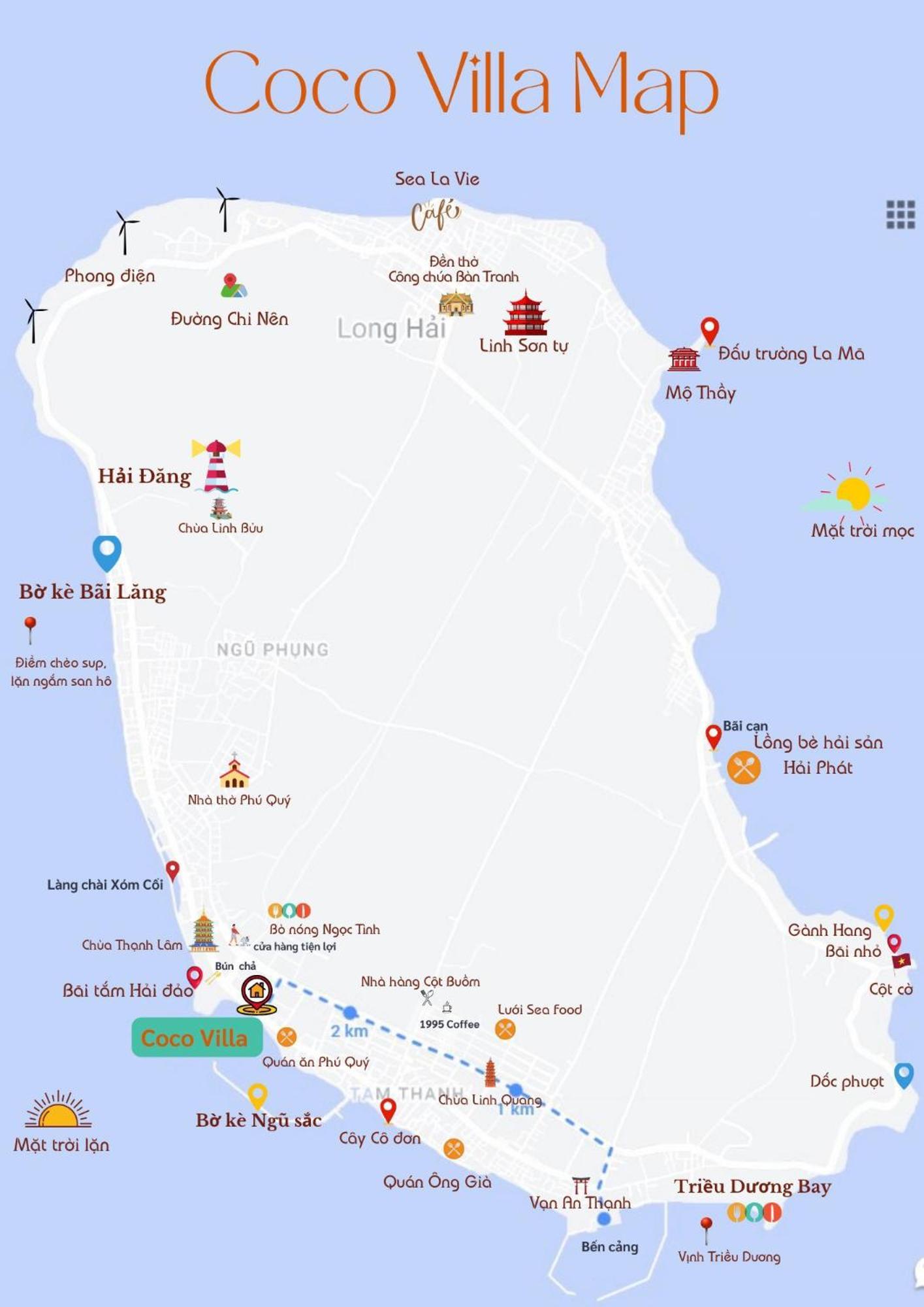 Coco Villa-Dao Phu Quy Cu Lao Thu Luaran gambar